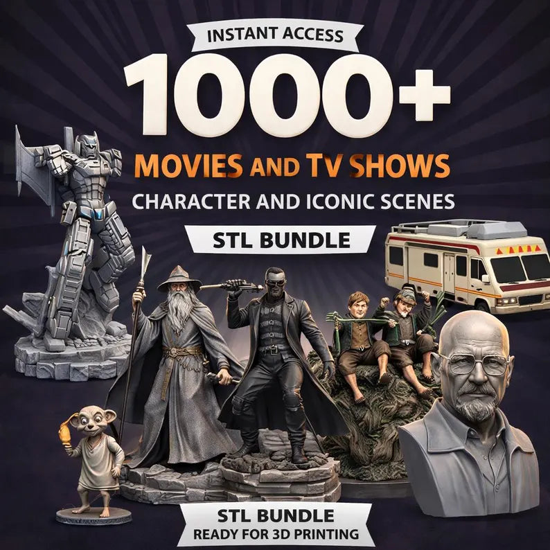 1000+ Movie STL Characters